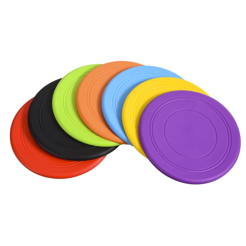 7 Colors Silicone Flying Saucer Funny Dog Cat Toy Dog Game Flying Discs Resistant Chew Puppy Training Interactive Pet Supplies - Meowy