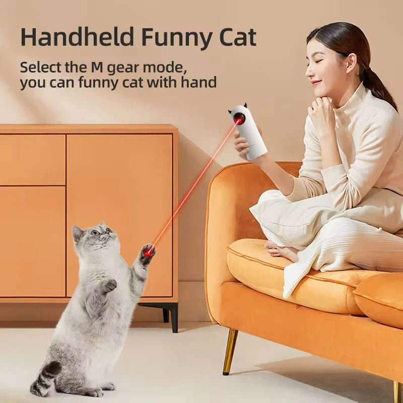 Automatic Cat Toy – Interactive Smart LED Laser - Meowy