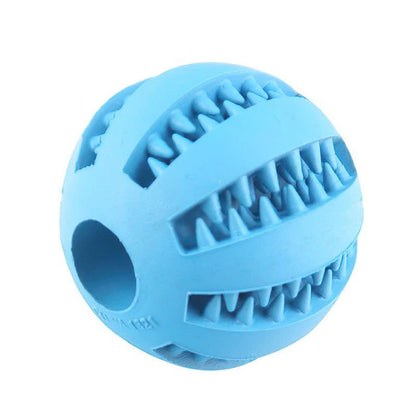 Dog Ball Toys for Small Dogs Interactive Elasticity Puppy Chew Toy Tooth Cleaning Rubber Food Ball Toy Pet Stuff Accessories - Meowy