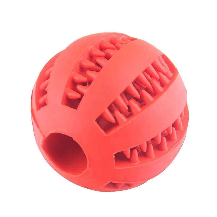 Dog Ball Toys for Small Dogs Interactive Elasticity Puppy Chew Toy Tooth Cleaning Rubber Food Ball Toy Pet Stuff Accessories - Meowy