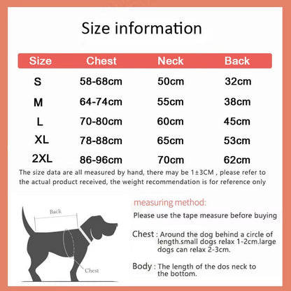 Dog Clothes Windproof Waterproof Thick Pet Down Jacket winter warm clothes For Chihuahua French Bulldog Outfits Large Dog Parka - Meowy