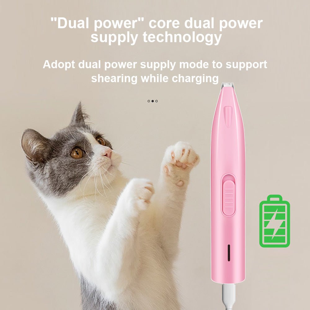 Dog Hair Trimmer Electric Dog Cutter Professional Pet Foot Hair Trimmer Cat Grooming Hairdresser Scissors Butt Ear Pedicator - Meowy