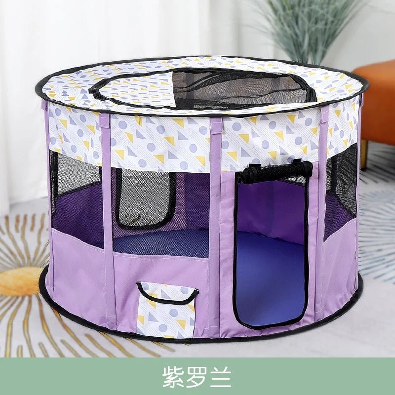 Household Outdoor Cat Cages Foldable Portable Indoor Cat House Pet Bed Tent Puppy Cats Kennel Dog House Large Capacity Pet Cage - Meowy