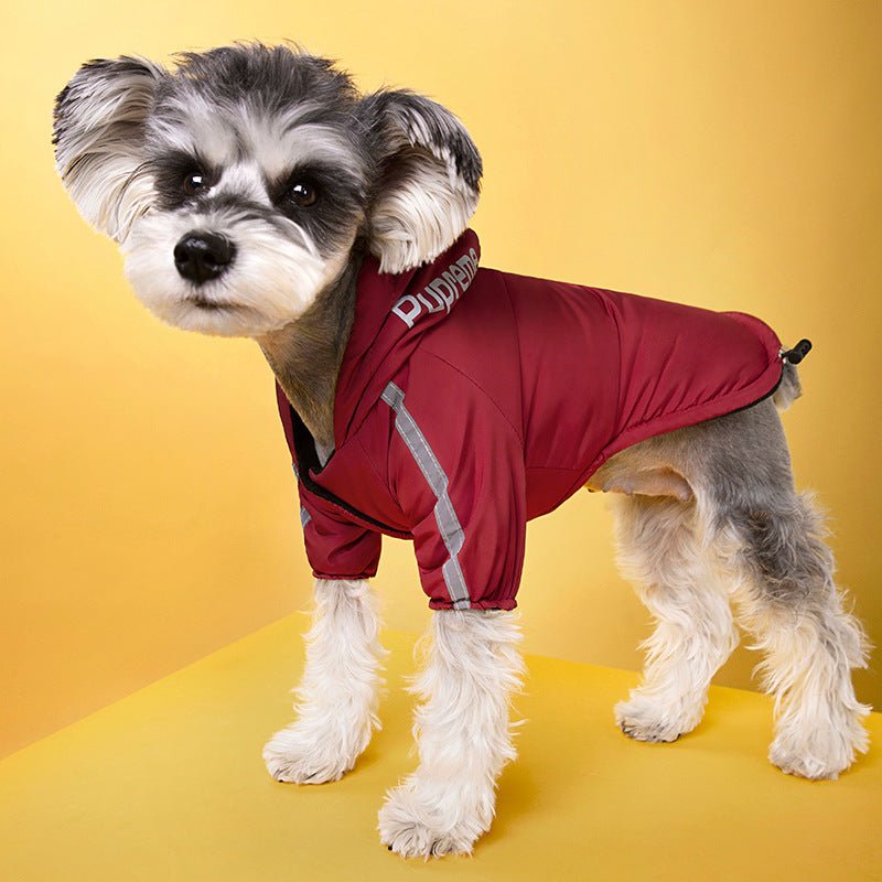 Waterproof Dogs Clothes Reflective Pet Coat For Small Medium Dogs Winter Warm Fleece Dog Jackets Puppy Raincoat Chihuahua Outfit - Meowy